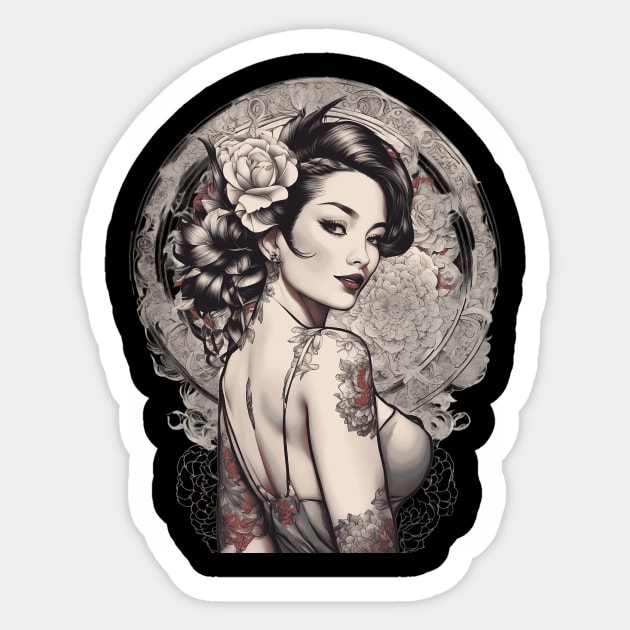 Enchanting Asian Beauty Sticker by animegirlnft